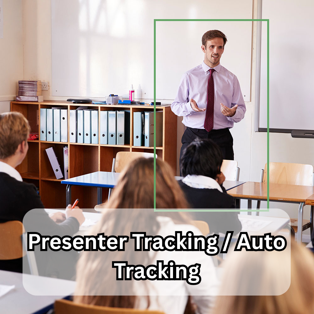 Presenter tracking illustration